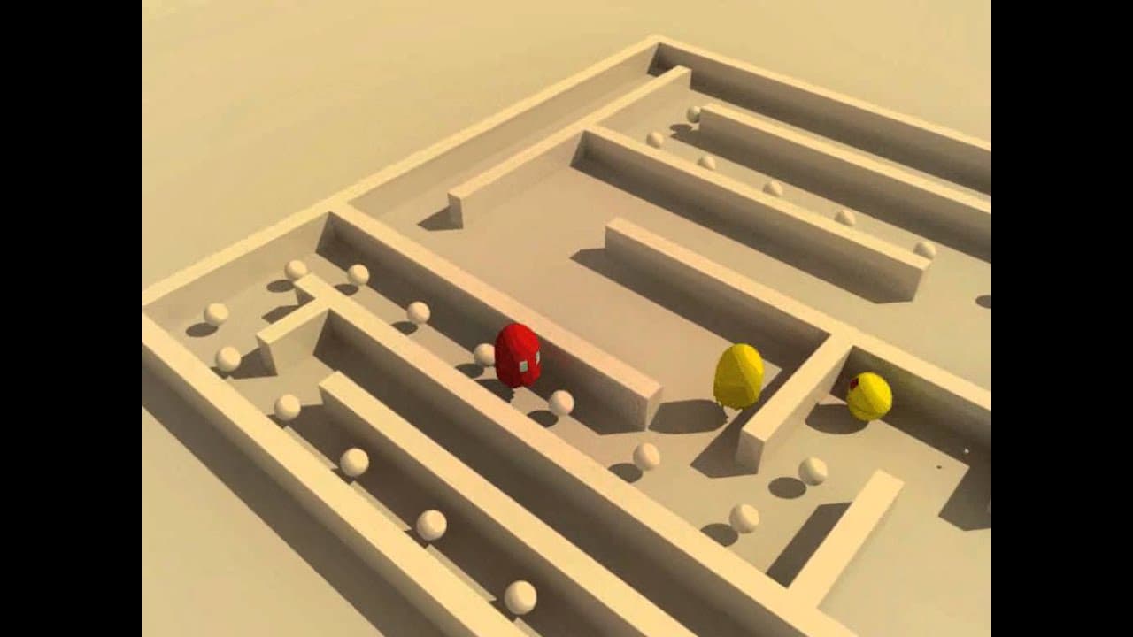 PacMan 3D animation video thumbnail