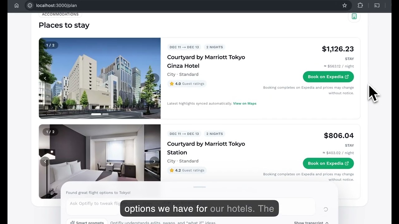 Optifly Command Dock demo