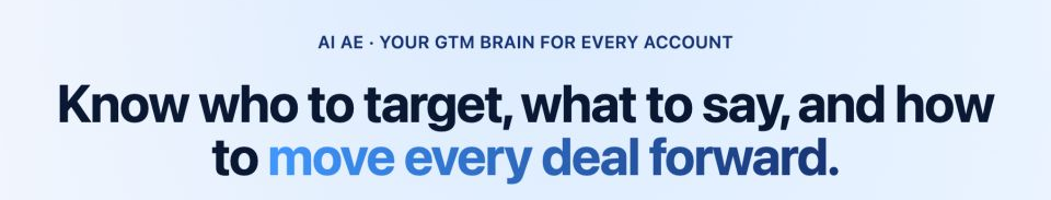AI Account Executive homepage